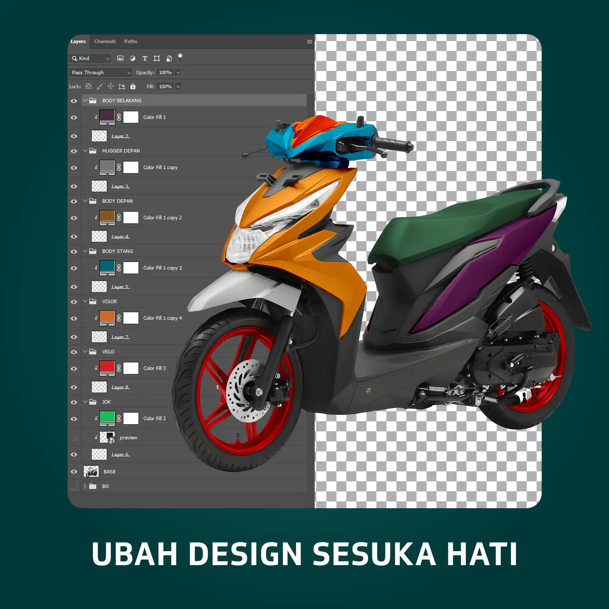 Mockup Honda Beat ESP 2018