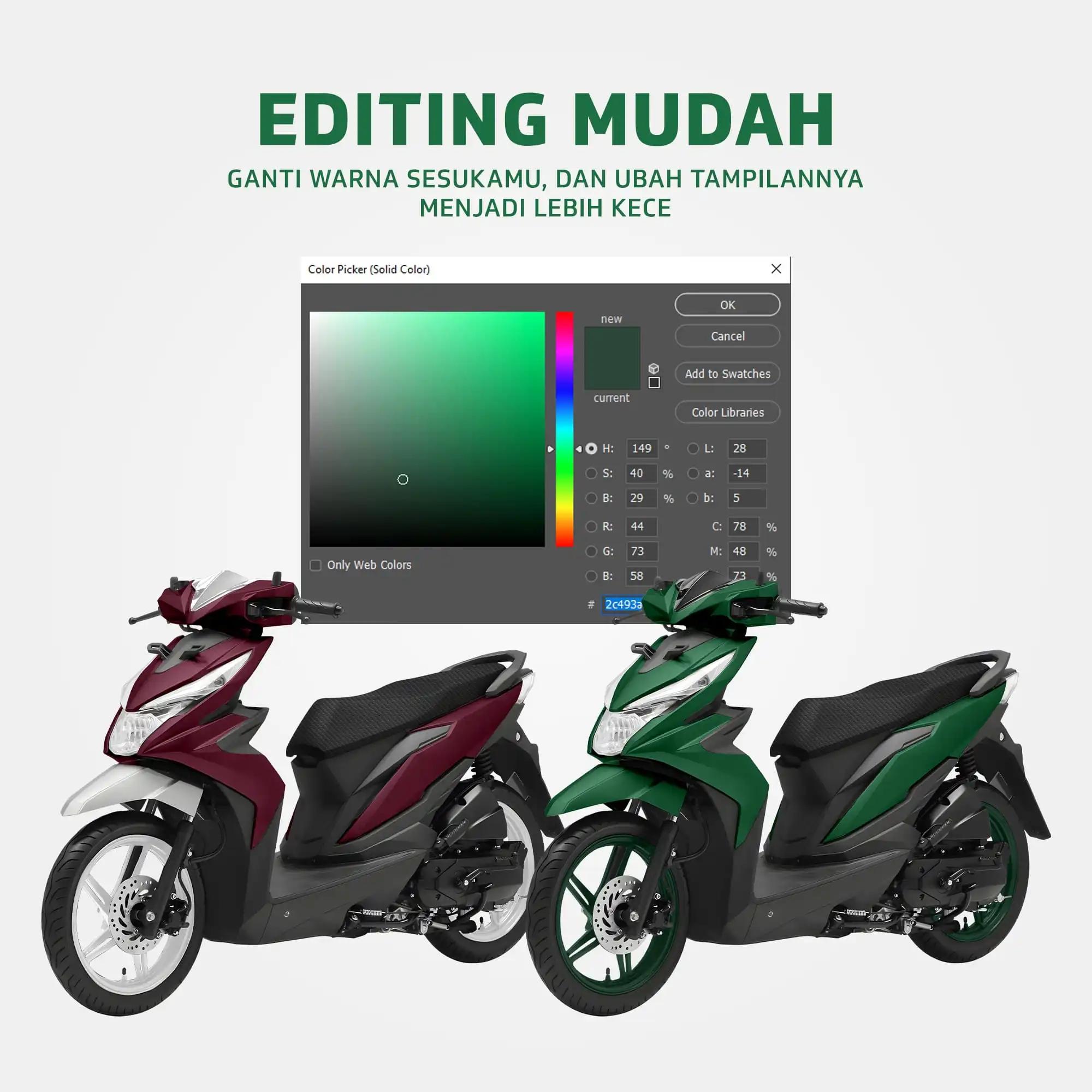 Mockup Honda Beat ESP 2018