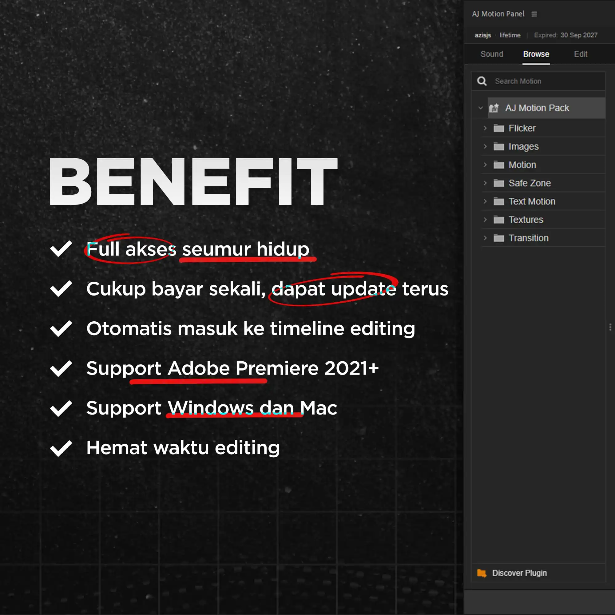 AJ Motion Panel For Premiere Pro [Lifetime]
