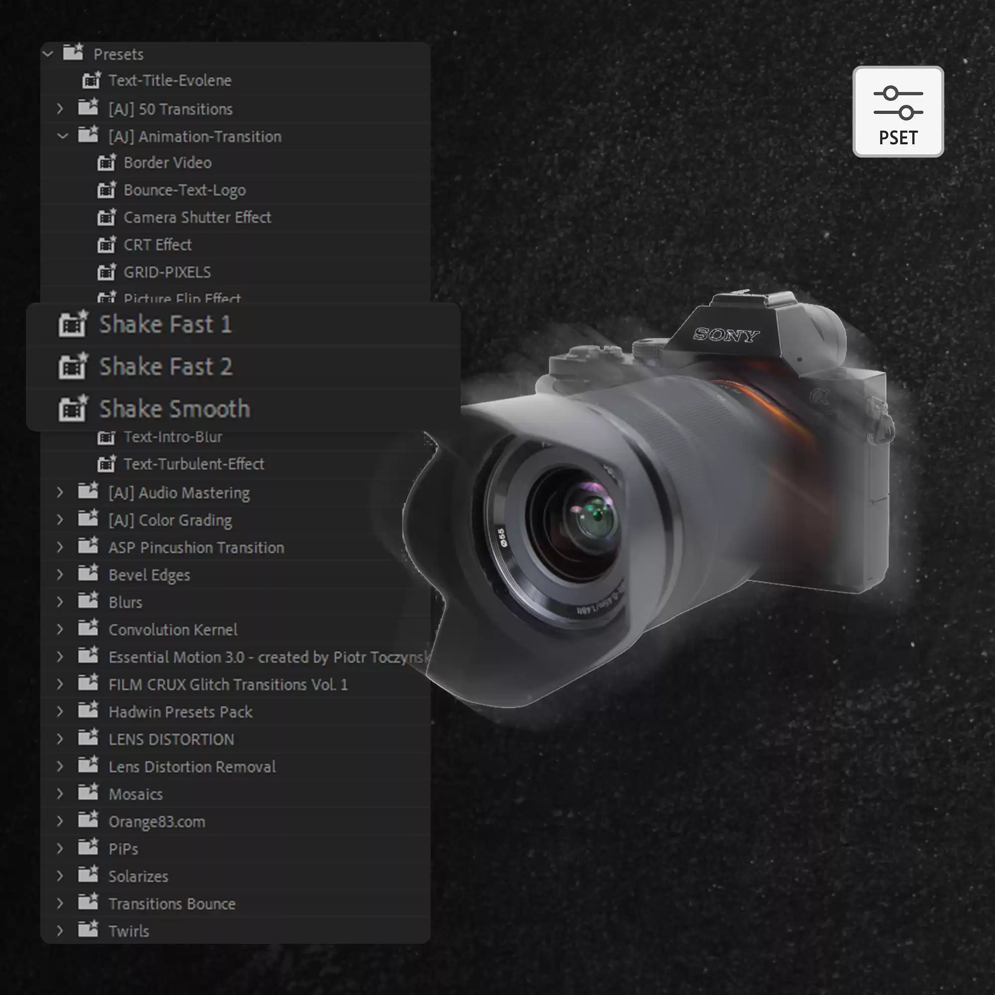 Camera Shake Presets